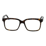 Andy Wolf Brown Unisex Glasses Frame in full-rim acetate, rectangular design, size 53-16-145, includes branded case.
