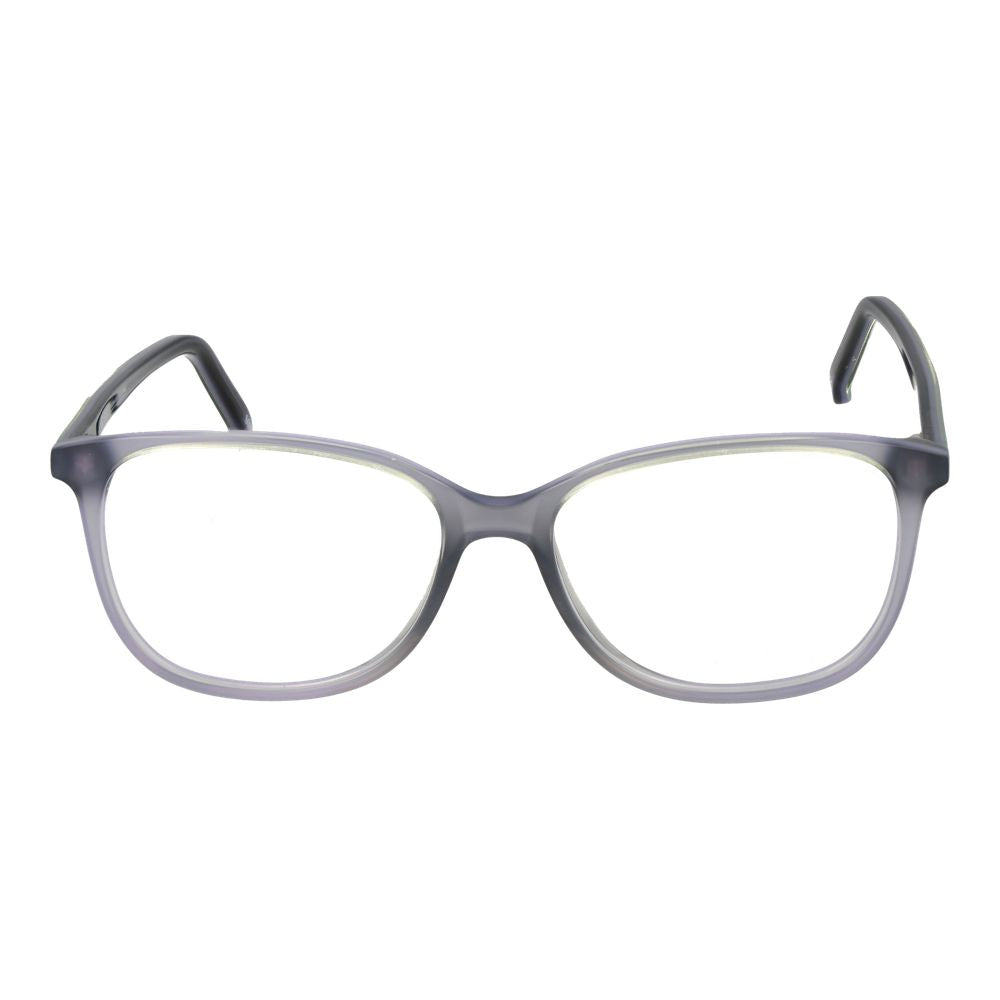 Andy Wolf Gray Unisex Glasses Frame, full-rim acetate, style rectangle, lens width 52, bridge 15. Includes branded case.