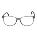 Andy Wolf Gray Unisex Glasses Frame, full-rim acetate, style rectangle, lens width 52, bridge 15. Includes branded case.