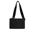 Dolce & Gabbana Black Leather Logo Embossed Waist Fanny Pack Bag