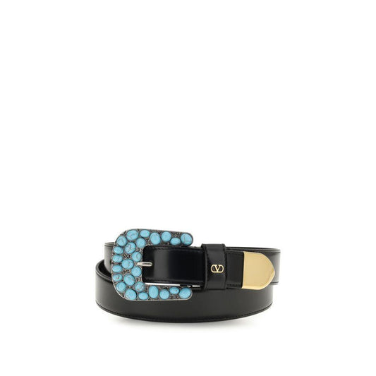 Valentino Garavani VLogo Belt VA-7W2T0SQ2EQV0NO-85 CM / 34 INCHES