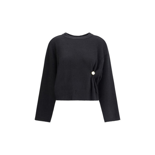 Loulou De Saison Draped Sweater LO-BILLBLACK-M