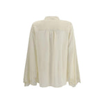 Chloé Silk georgette and lace Blouse CH-CH25AHT33117114-IT38 | S