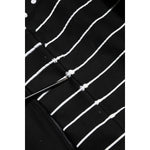Dolce & Gabbana Black Stripes Hooded Men Sweatshirt Sweater TSH90751-48