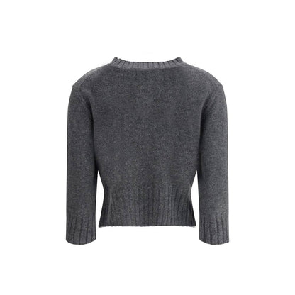 Loulou De Saison Gray Cashmere Sweatshirt