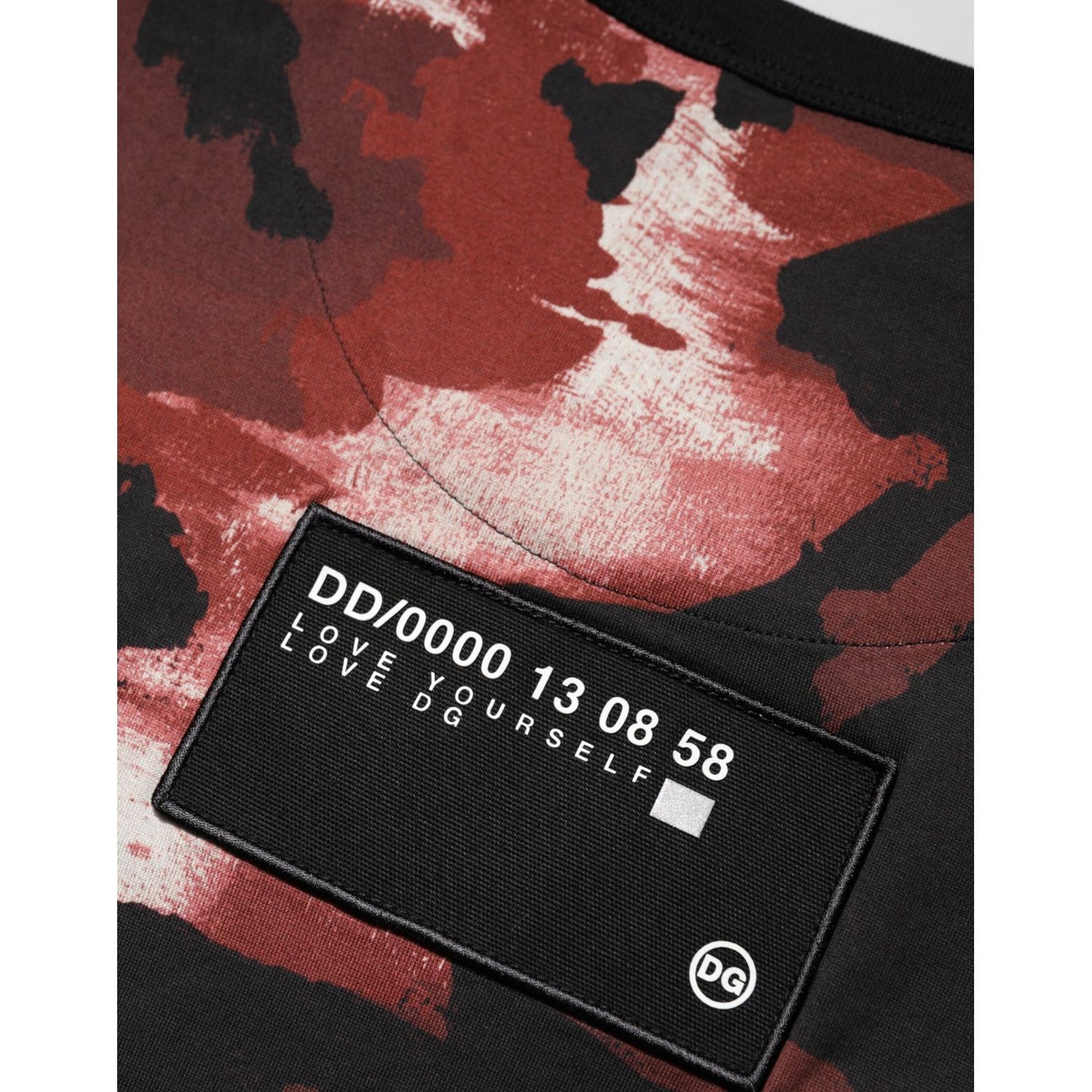 Dolce & Gabbana Multicolor Camouflage Crew Neck T-shirt