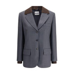 Miu Miu Striped Blazer MI-MH2005SOOO174XF0480-IT38 | S
