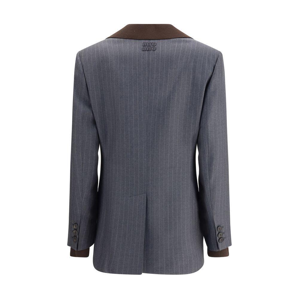 Miu Miu Striped Blazer MI-MH2005SOOO174XF0480-IT38 | S