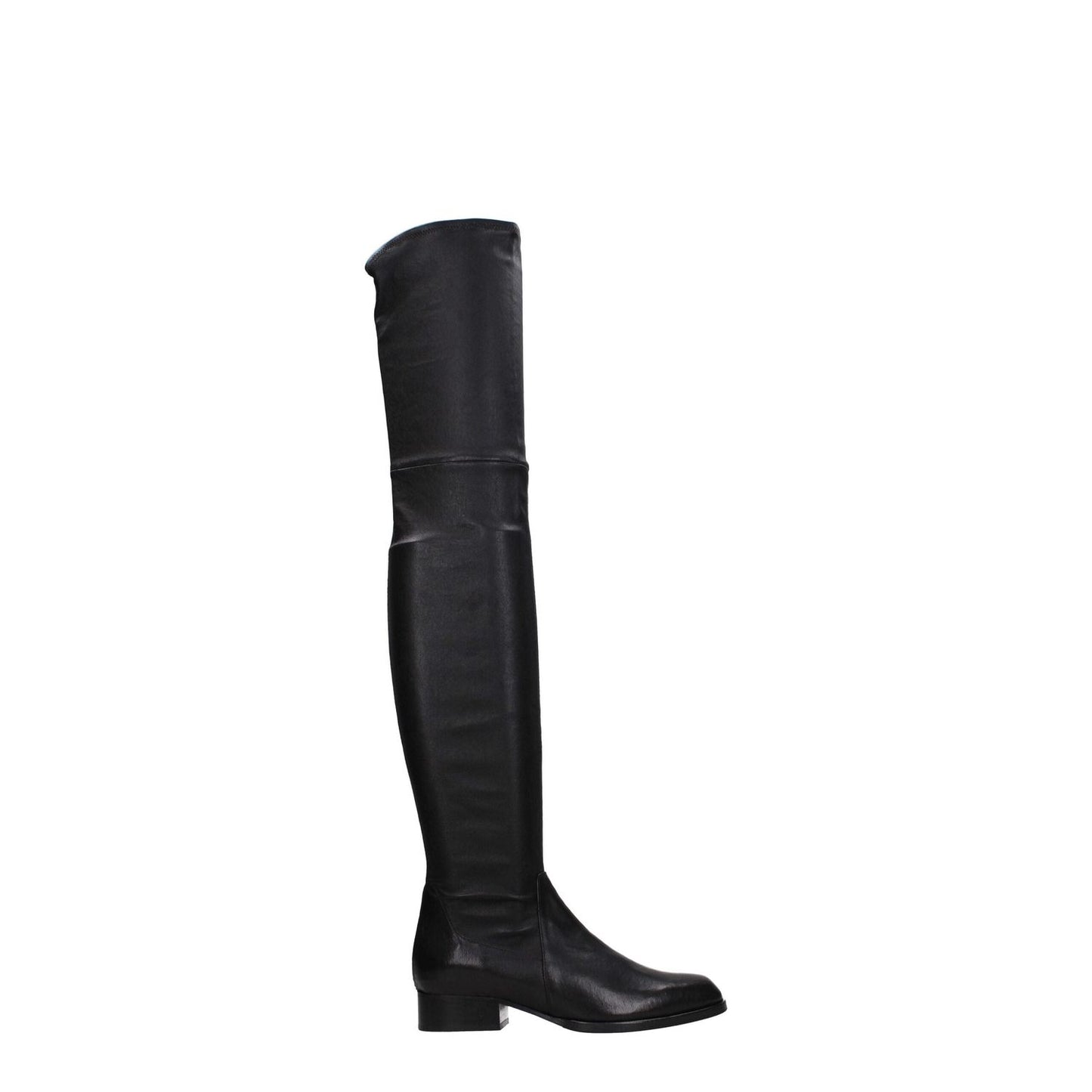 Parallèle Black Leather Over The Knee PA-8547178021129-EU36.5/US6.5