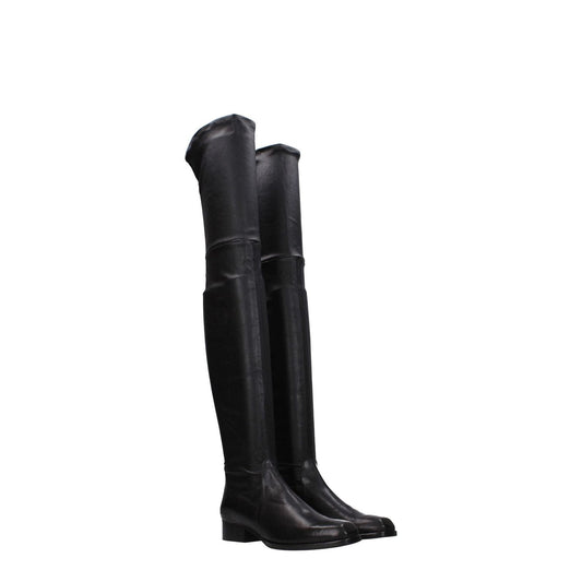 Parallèle Black Leather Over The Knee PA-8547178021129-EU36.5/US6.5