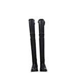 Parallèle Black Leather Over The Knee PA-8547178021129-EU36.5/US6.5