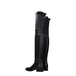 Parallèle Black Leather Over The Knee PA-8547178021129-EU36.5/US6.5