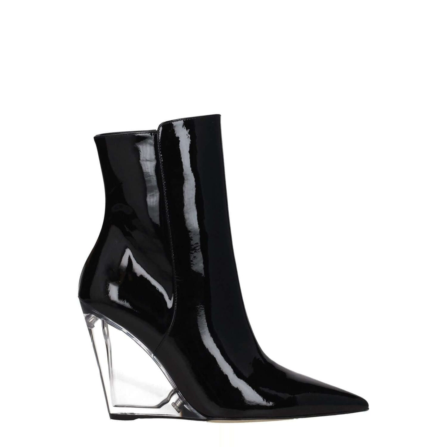 Stuart Weitzman Black Leather Ankle Boots