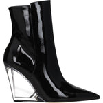 Stuart Weitzman Black Leather Ankle Boots ST-8547258040585-EU37.5/US7.5
