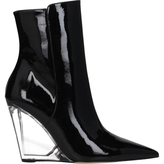 Stuart Weitzman Black Leather Ankle Boots ST-8547258040585-EU37.5/US7.5