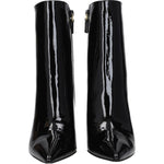 Stuart Weitzman Black Leather Ankle Boots ST-8547258040585-EU37.5/US7.5