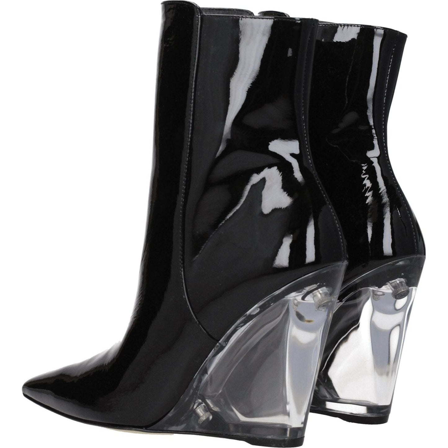 Stuart Weitzman Black Leather Ankle Boots ST-8547258040585-EU37.5/US7.5