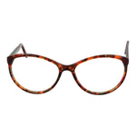 Andy Wolf Brown Unisex Glasses Frame, full-rim acetate cat-eye style, 54-14-140 dimensions, includes branded case, demo lenses.