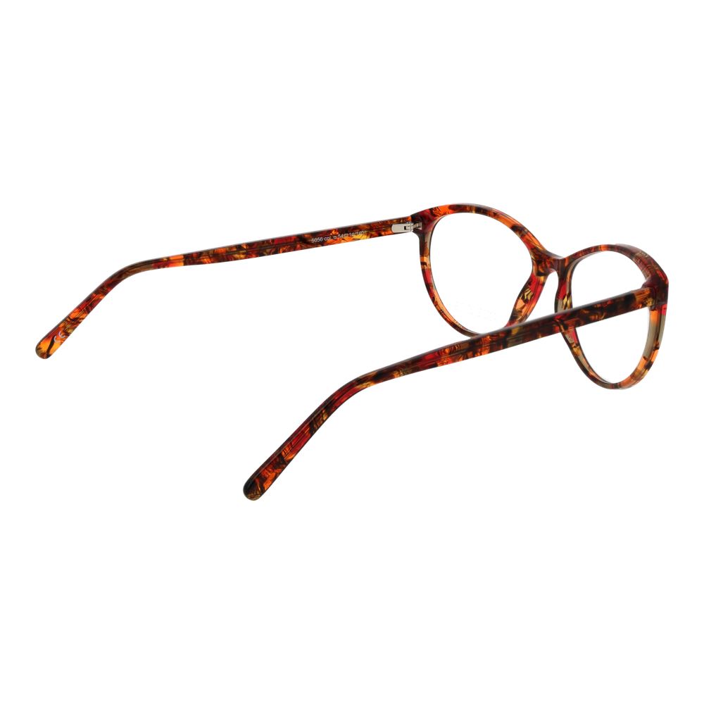 Andy Wolf Brown Unisex Glasses Frame in brown acetate cat eye style with full-rim, demo lenses, and branded case included.
