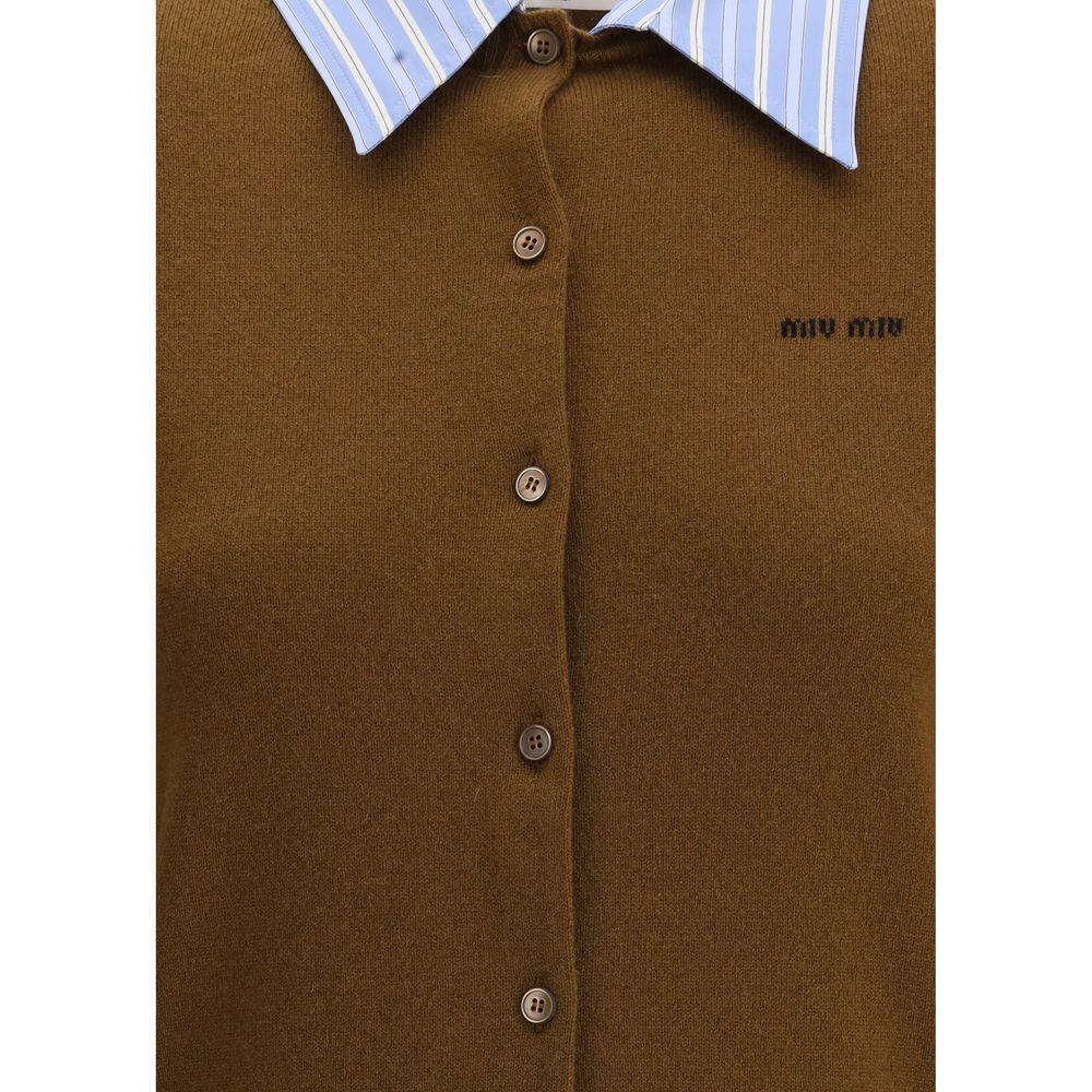 Miu Miu Cashmere Cardigan MI-MMF990SOOO174LF0YVO-IT40 | M