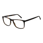 Andy Wolf Brown Unisex Glasses Frame in acetate with full-rim rectangle design, size 53-16-145, includes branded case.