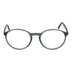 Andy Wolf Gray Unisex Glasses Frame in acetate with full-rim panto style, lens width 53, perfect for a stylish and modern look.