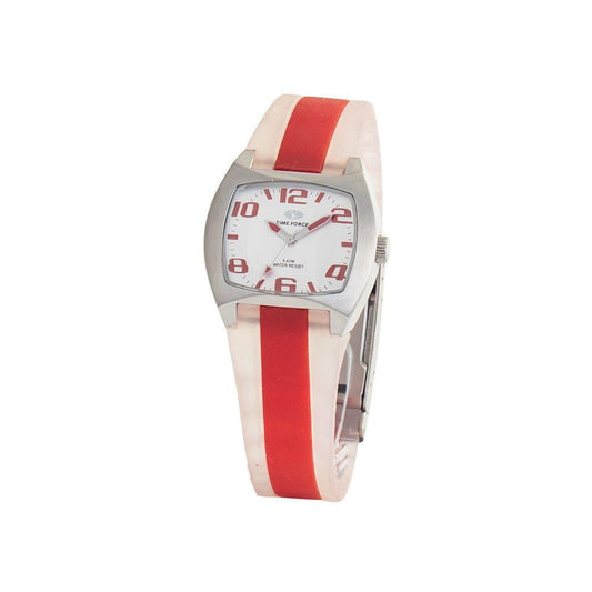 Time Force Red Rubber Watch TFTF2253L06AC