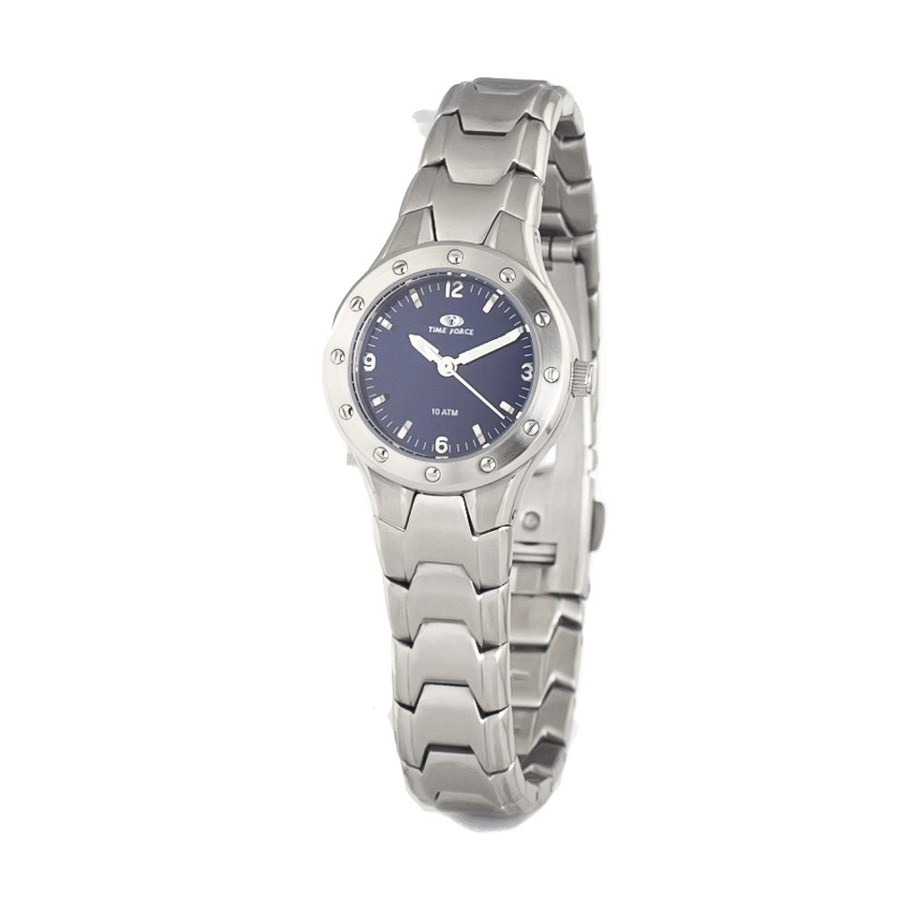 Time Force Silver Stainless Steel Dress Watch