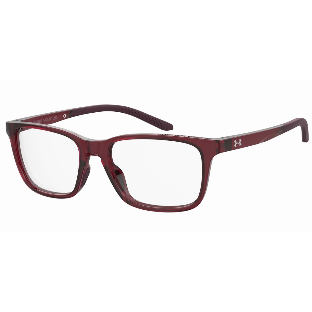 Under Armour Transparent Resin Frames for women, style UA5055YKZF417, resin material, transparent color, 54/17/140 mm dimensions.