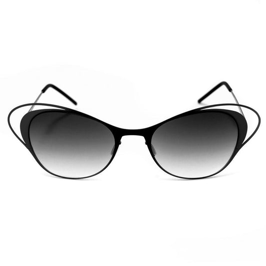 Italia Independent Black Metal Sunglasses