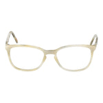 Andy Wolf Cream Unisex Glasses Frame, acetate full-rim rectangle style with plastic demo lenses, includes branded case.