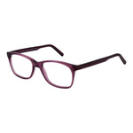 Andy Wolf Purple Unisex Glasses Frame in full-rim acetate with rectangle shape, featuring demo lenses and sleek purple design.