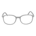Andy Wolf Gray Unisex Glasses Frame in grey acetate with full-rim panto style, featuring demo lenses, width 54mm, height 42mm, temples 145mm.