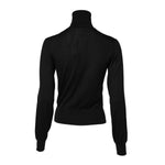 Dolce & Gabbana Black Cashmere Turtleneck Pullover Sweater