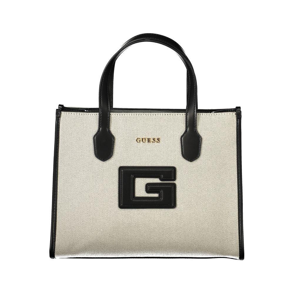 Front view with bag zipped and handles upright.