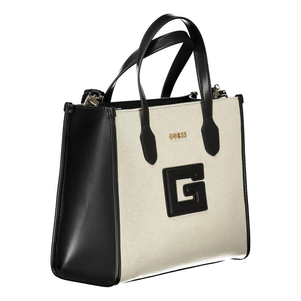 Front view with bag zipped and handles upright.