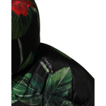 Dolce & Gabbana Multicolor Floral Puffer Coat Full Zip Jacket JKT41501-42