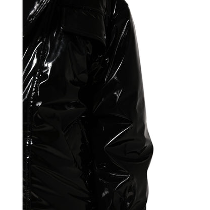 Dolce & Gabbana Black Polyester Quilted Puffer Coat Jacket