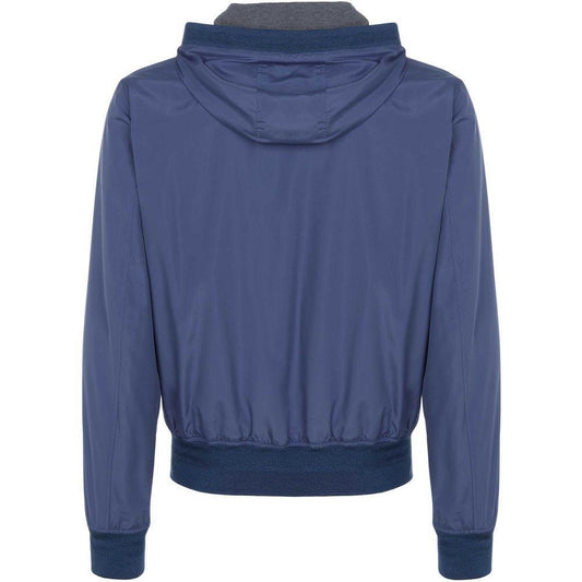 Dolce & Gabbana Blue Polyester Jacket DO-15910-IT48 | M