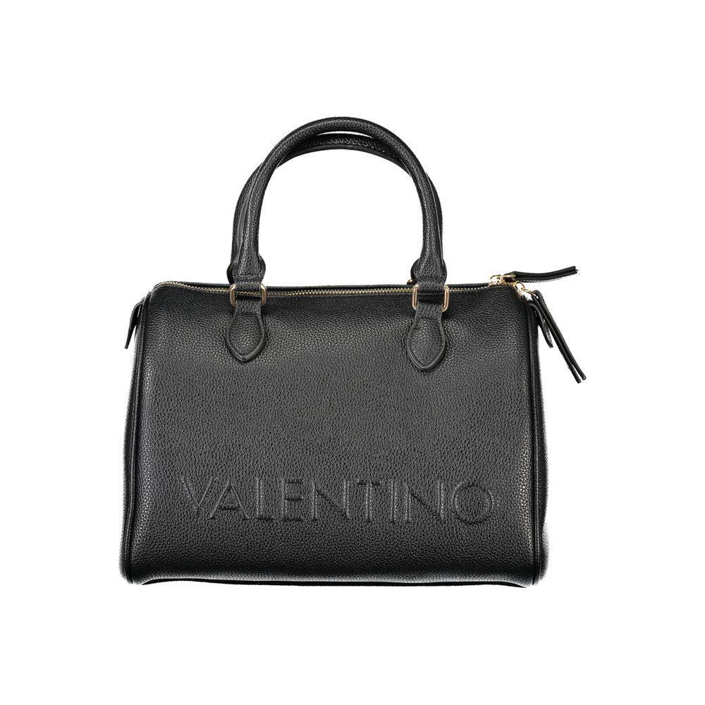 Front view with bag zipped and handles upright.