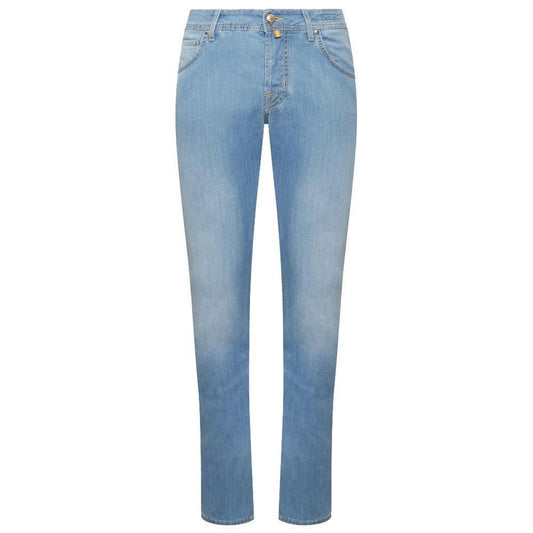 Jacob Cohen Blue Cotton Jeans & Pant JA-15927-W30