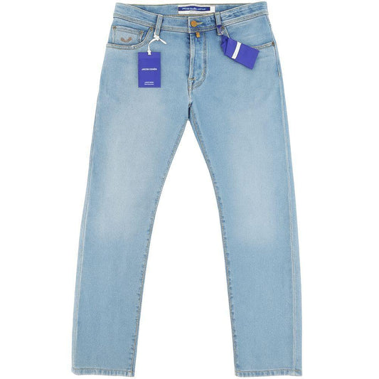 Jacob Cohen Blue Cotton Jeans & Pant JA-15930-W30