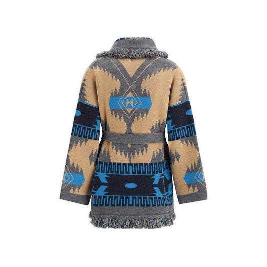Alanui Icon Jacquard Cardigan AL-LWHB064E25KNI0026206CAMELIRON-M