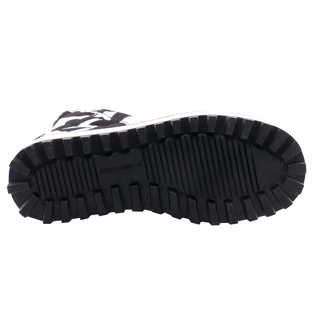 Dolce & Gabbana Black Nylon Men Boot