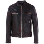 Dolce & Gabbana Black Goatskin Jacket DO-13049-IT44 | XS