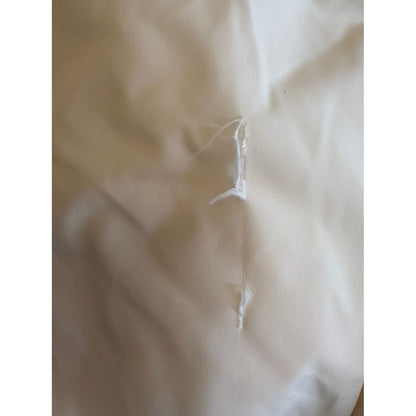 PINK MEMORIES Off White Short Sleeves Maxi A-line Wrap Dress