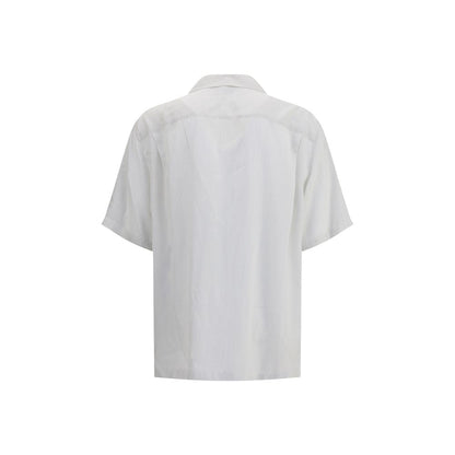 Alexander McQueen White Viscose Pattern Shirt
