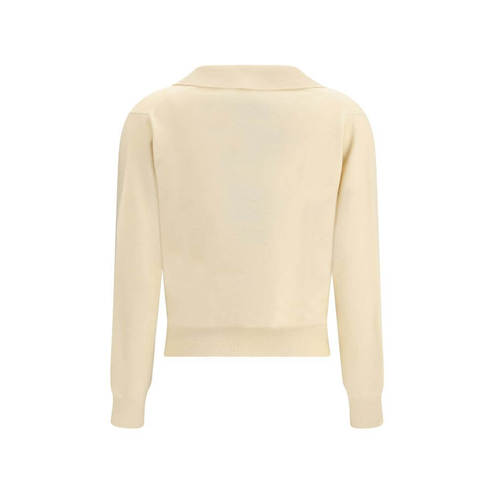 Margiela Cream Fleece Wool Sweater