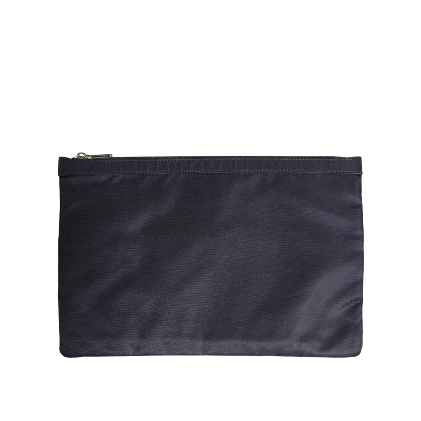 Dolce & Gabbana Blue DG Logo Patch Embellished Pouch Clutch Men Borse Bag BAG4654