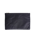 Dolce & Gabbana Blue DG Logo Patch Embellished Pouch Clutch Men Borse Bag BAG4654